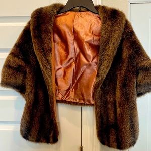 Faux Fur Shawl